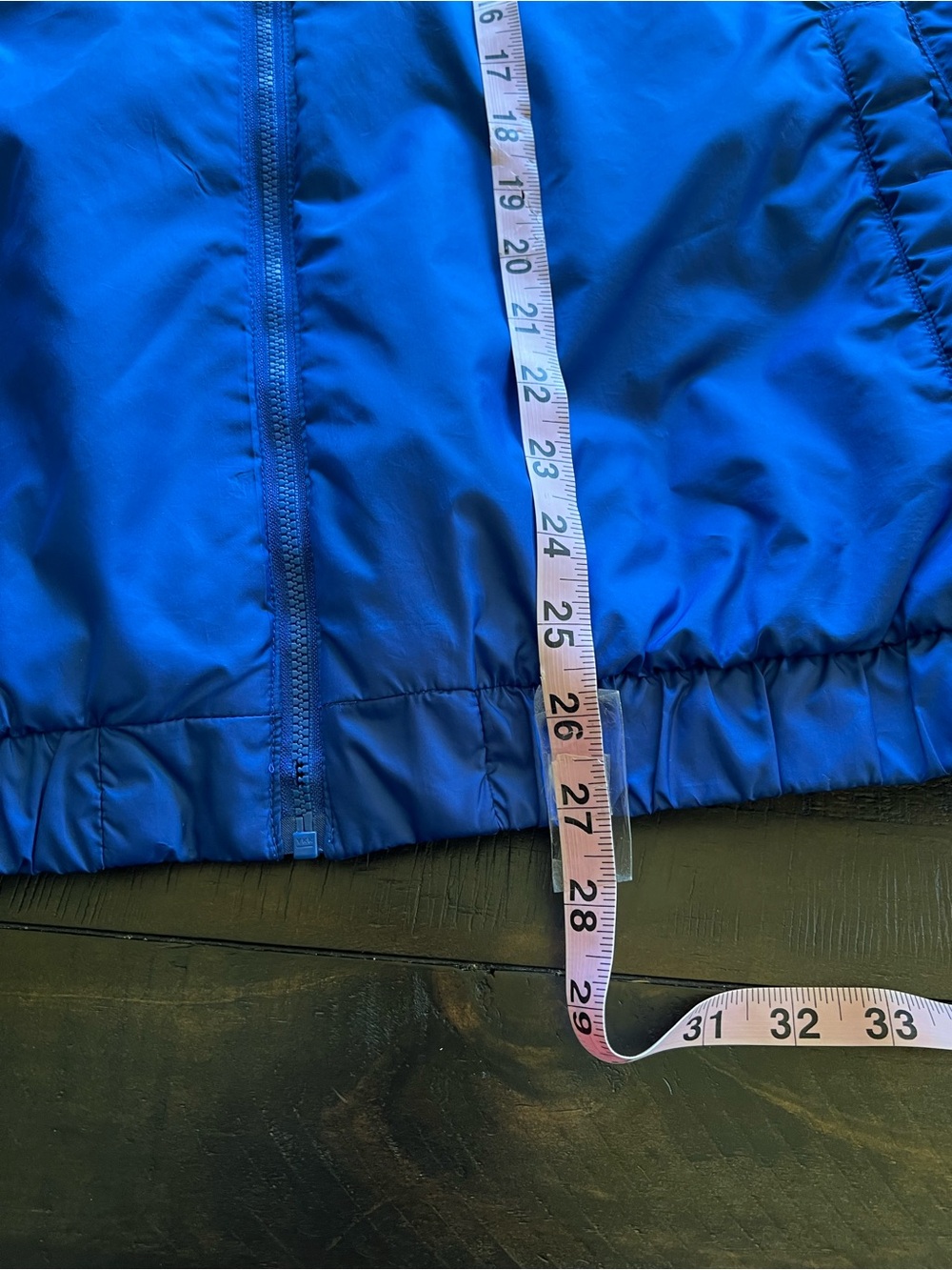 Adidas Essentials insulated bomber jacket royal blue puffer coat Large - Picture 7 of 7